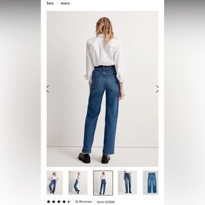 Madewell The Tall Perfect Vintage Wide-Leg Jean in Leifland - 29T Like New!